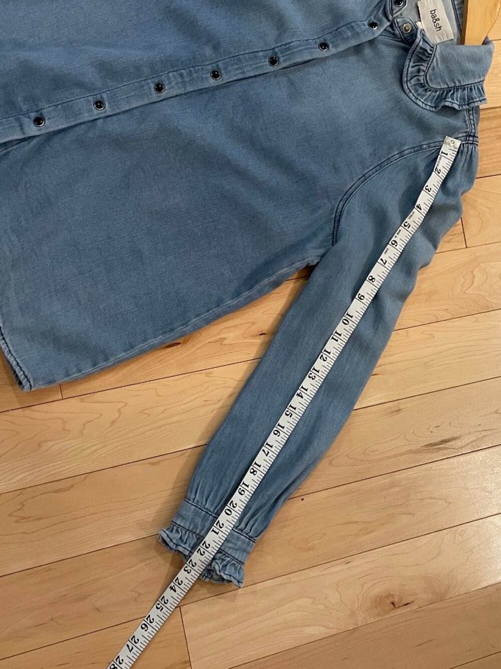 ba&sh Denim Blouse - Picture 7 of 8